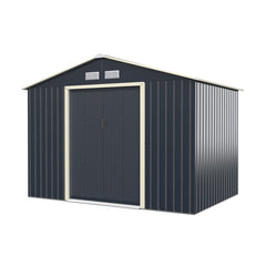 9 x 6 Feet Metal Storage Shed for Garden and Tools