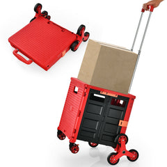 Foldable Utility Cart for Travel and Shopping