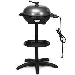 1350 W Outdoor Electric BBQ Grill with Removable Stand Easy to Install