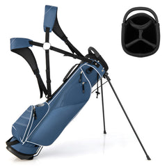 Golf Stand Cart Bag with 4 Way Divider Carry Organizer Pockets