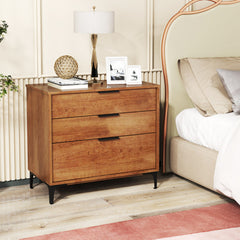 3 Drawer Dresser with Interlock System for Bedroom Living Room