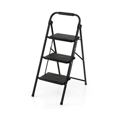 2-Step/3-Step Ladder with Wide Anti-Slip Pedal
