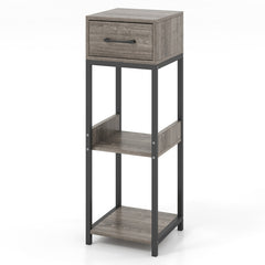 3 Tier Tall Plant Stand with Drawer Anti-tipping Devices