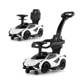 3 in 1 Licensed Lamborghini Ride Walking Toy Stroller