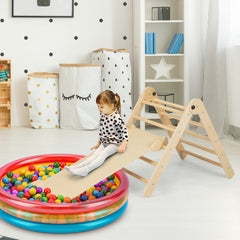 3-in-1 Climbing Set Foldable and Adjustable Kids Triangle Set