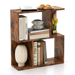 3-Tier Bookshelf with Display Shelf for Small Space