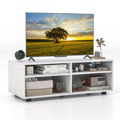 4-Cube TV Stand for TV up to 45 Inch with 5 Positions Adjustable Shelves