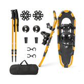 4-in-1 Lightweight Terrain Snowshoes with Flexible Pivot System