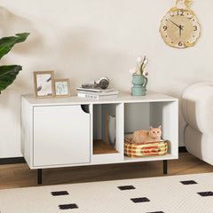 2 Gift Box Shaped Cute Christmas Cat House with Bow