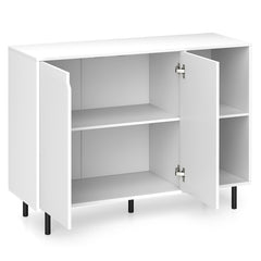 42 Inch Sideboard Buffet Cabinet Kitchen with Adjustable Shelves