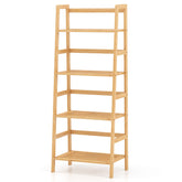 47.5 Inch 4-Tier Multifunctional Bamboo Bookcase Storage Stand