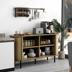 47 Inch Sideboard Buffet Cabinet with Adjustable Shelves for Kitchen Dining Room Living Room Entryway