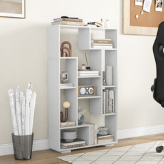 47-Inch Tall Bookshelf for Home Office Living Room