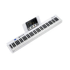 88-Key Foldable Digital Piano with MIDI and Wireless BT