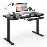 48-Inch Height Adjustable Electric Standing Desk with Drawer