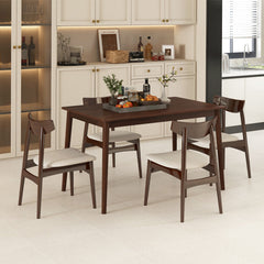 48 Inches Wooden Dining Table for 4 People