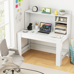 48 Inch Writing Computer Desk with Anti-Tipping Kits and Cable Management Hole