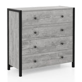 4-Drawer Dresser Modern Wooden Chest of Drawers for Bedroom Living Room