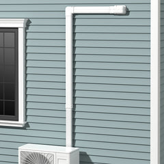 4 Inches W Mini Decorative PVC Slim Line Cover Kit