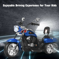 6V Powered Toddler 3-Wheel Motorbike Ride On Toy with Horn and Headlight