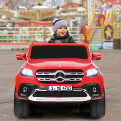 12V 2-Seater Kids Ride On Car Licensed Mercedes Benz X Class RC with Trunk