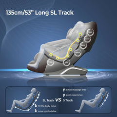 Therapy 22 - SL Track Full Body Zero Gravity Massage Chair Recliner Thai Stretch Heat Roller