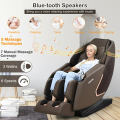 Soothe 10-Full Body Zero Gravity Massage Chair with SL Track Heat