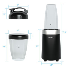 1000W Portable Blender with 6-Blade Design