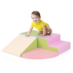 4-Piece Climb and Crawl Foam Block Play Set for Infant Baby