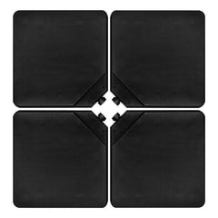 4 Pieces 13L Cantilever Offset Patio Umbrella Base with Easy-Fill Spouts