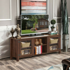 TV Stand Entertainment Center for TVs up to 65 Inch with Storage Cabinets