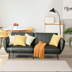 3 Seat Convertible Sofa Bed with Adjustable Backrest