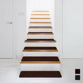 15 Pieces 30 x 8 Inch Slip Resistant Soft Stair Treads Carpet