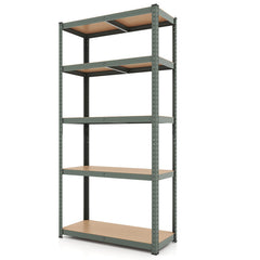 5-Tier Heavy Duty Metal Shelving Unit with 2000 LBS Total Load Capacity