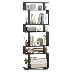 6-Tier Bookcase with Anti-Tipping Kit