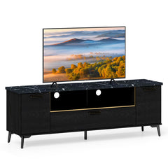63 Inch TV Stand with Flip Door Cabinet for TVs up to 75 Inch