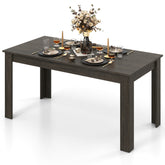 63 Inch Rectangular Modern Dining Kitchen Table