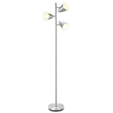 3-Bulb Floor Lamp Standing Tall Tree Lamp with 3 E26 A19 Bulbs and Adjustable Lampshades