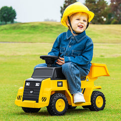 6V Electric Licensed Caterpillar Construction Vehicle with One-Button Start