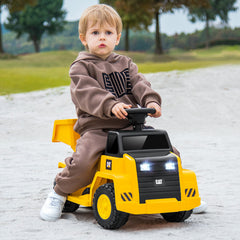 6V Electric Licensed Caterpillar Construction Vehicle with One-Button Start
