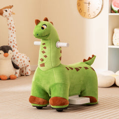 6V Kids Ride on Dinosaur with Foot Pedal and Padded Seat and Music