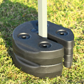 6 pieces Weight Plates Patio Canopy Tent Gazebo Shade Umbrella Water Filled