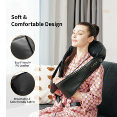 Shiatsu Neck Massager with Heat and Deep Tissue 3D-Kneading