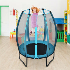 4 Feet Kids Trampoline Recreational Bounce Jumper with Enclosure Net