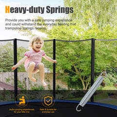 5.5 Inch/7 Inch Rustproof Galvanized Steel Replacement Trampoline Elasticity Springs