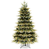 6/7 Feet Hinged Christmas Tree with 350/500 LED Lights Remote Control