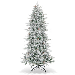 6/7.5 Feet Pre-lit Artificial Christmas Tree