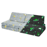 6 PCS Kids Play Couch with 4 Base Cushions and 2 Backrest Cushions