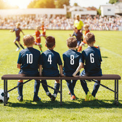 6 ft Plastic Folding Bench with 1320 LBS Capacity and Handle