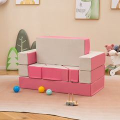 8-Piece 4-in-1 Kids Climb and Crawl Foam Playset